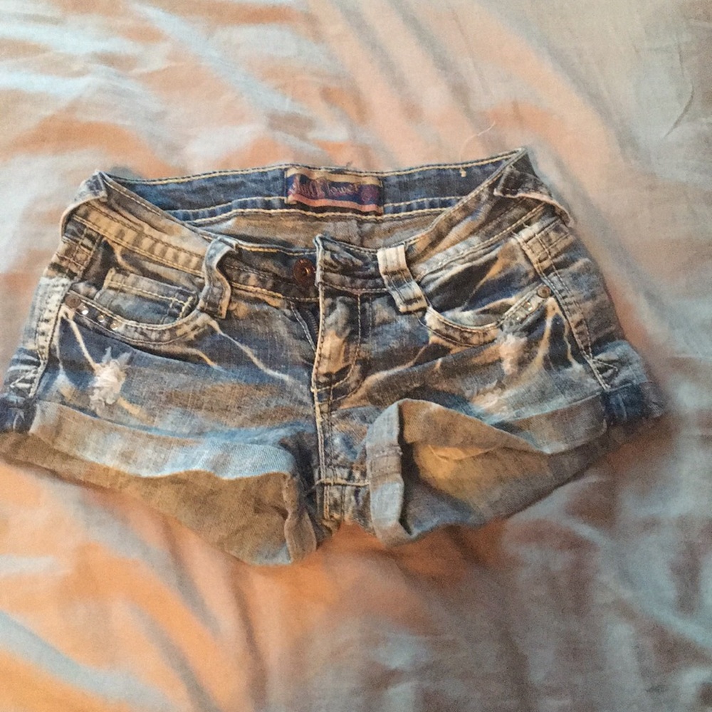 Low-rise Jean Short Shorts